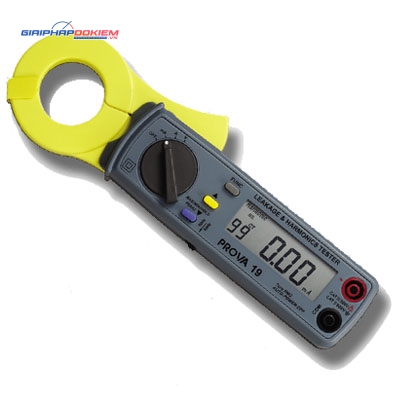 Ampe kìm đo dòng rò PROVA 19 6 Ampe kìm đo dòng rò PROVA 19 LEAKAGE AND HARMONICS TESTER