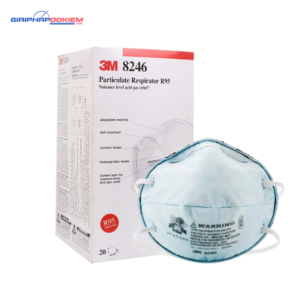 Khẩu trang 3M 8246 2 Khẩu trang 3M 8246