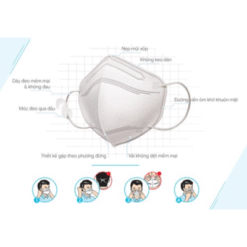 Khẩu trang KF94 3M 9013 Hiệu Suất Lọc 94% 11 Khẩu trang KF94 3M 9013 Hiệu Suất Lọc 94%