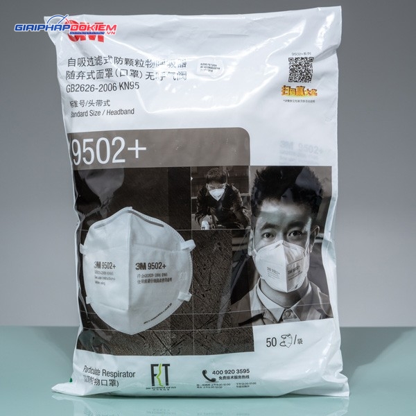 Khẩu trang N95 3M 9502 2 Khẩu trang N95 3M 9502