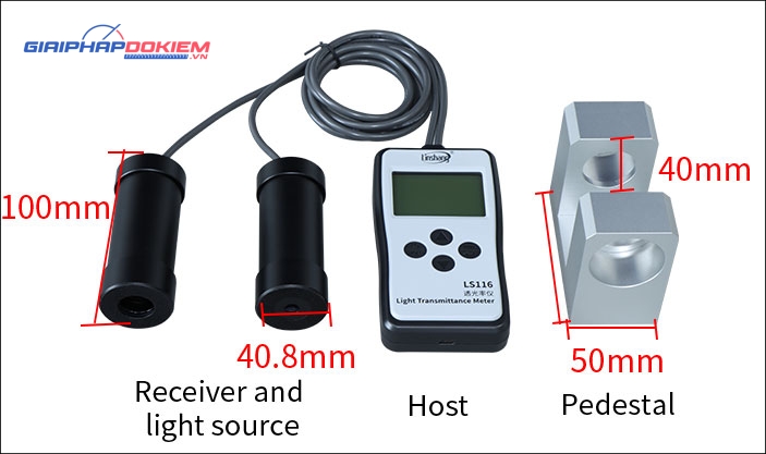 Máy đo độ truyền sáng Linshang LS116 19 Máy đo độ truyền sáng Linshang LS116 - Ảnh 6