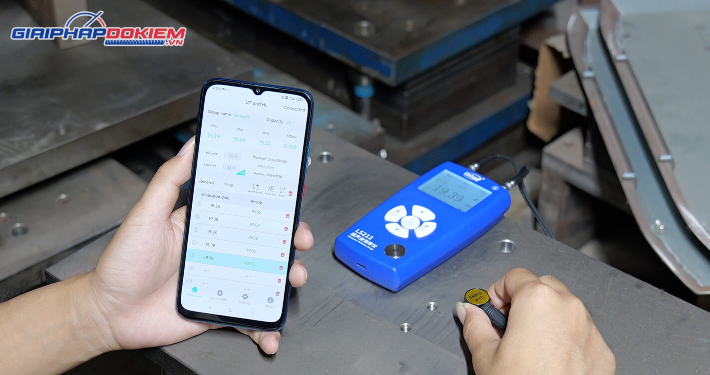 Máy đo độ dày siêu âm Linshang LS212 26 Máy đo độ dày siêu âm Linshang LS212 - Ảnh 10