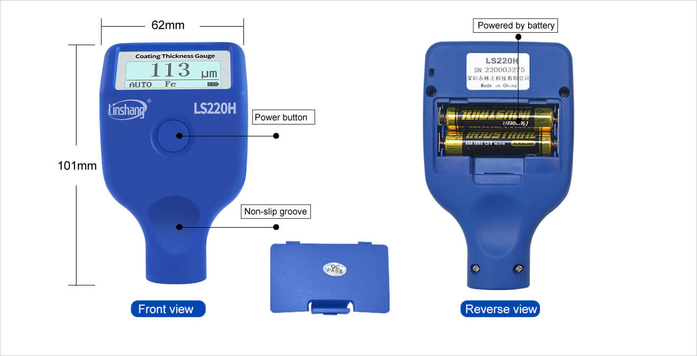 Máy đo độ dày lớp phủ Linshang LS220H 18 Máy đo độ dày lớp phủ Linshang LS220H - Ảnh 5