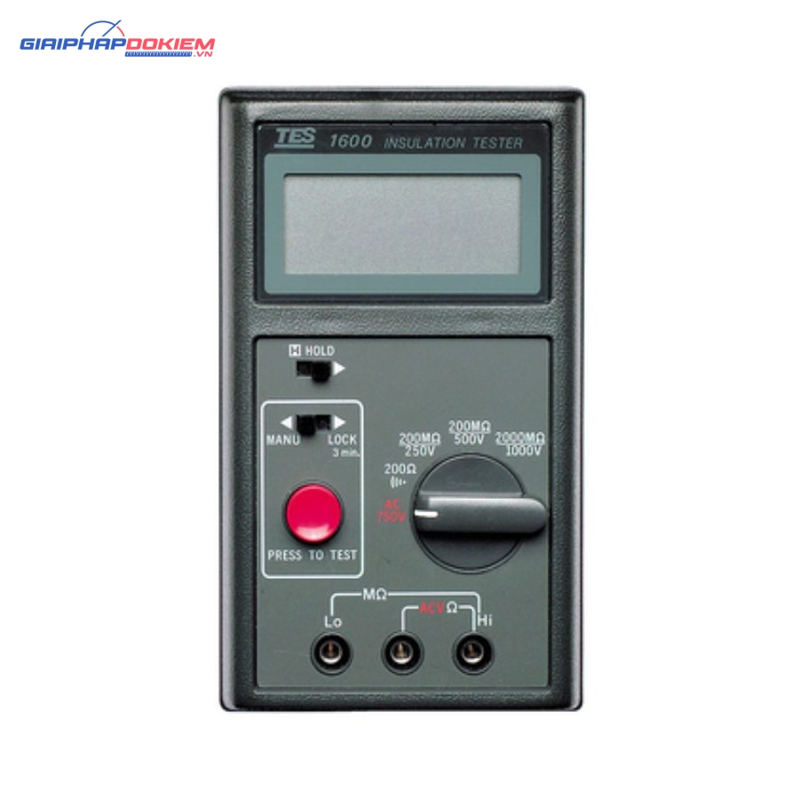 Máy đo điện trở cách điện TES-1600 11 Máy đo điện trở cách điện TES-1600