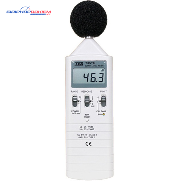 Máy đo độ ồn TES 1351B 6 Máy đo độ ồn TES 1351B