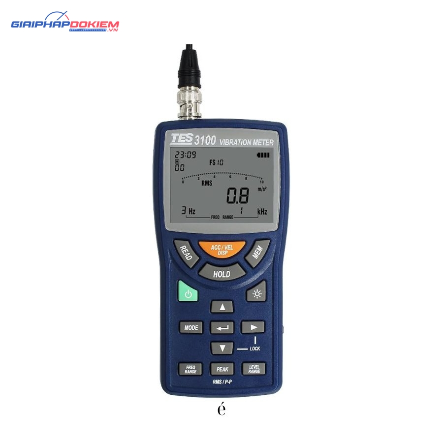Máy đo độ rung TES 3100 11 Máy đo độ rung TES 3100