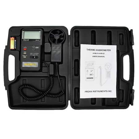 Máy đo tốc độ gió Prova AVM-03 10 Máy đo tốc độ gió Prova AVM-03 - Ảnh 3