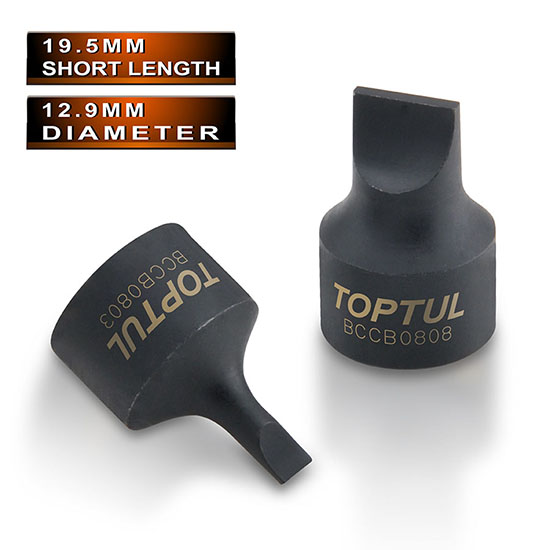 Tuýp đen 1/4" mũi dẹt Toptul BCCB 1 Tuýp đen 1/4" mũi dẹt Toptul BCCB