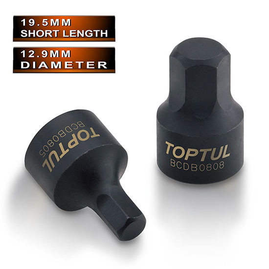 Tuýp lục giác đen 1/4" TOPTUL BCDB 1 Tuýp lục giác đen 1/4" TOPTUL BCDB