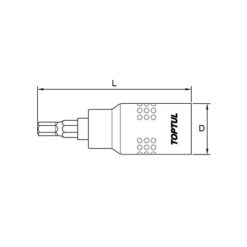 Đầu vít lục giác TOPTUL BCDA 3 p 180504 00385