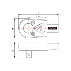 Đầu cần cân lực TOPTUL ANAL 3 p 230811 03721