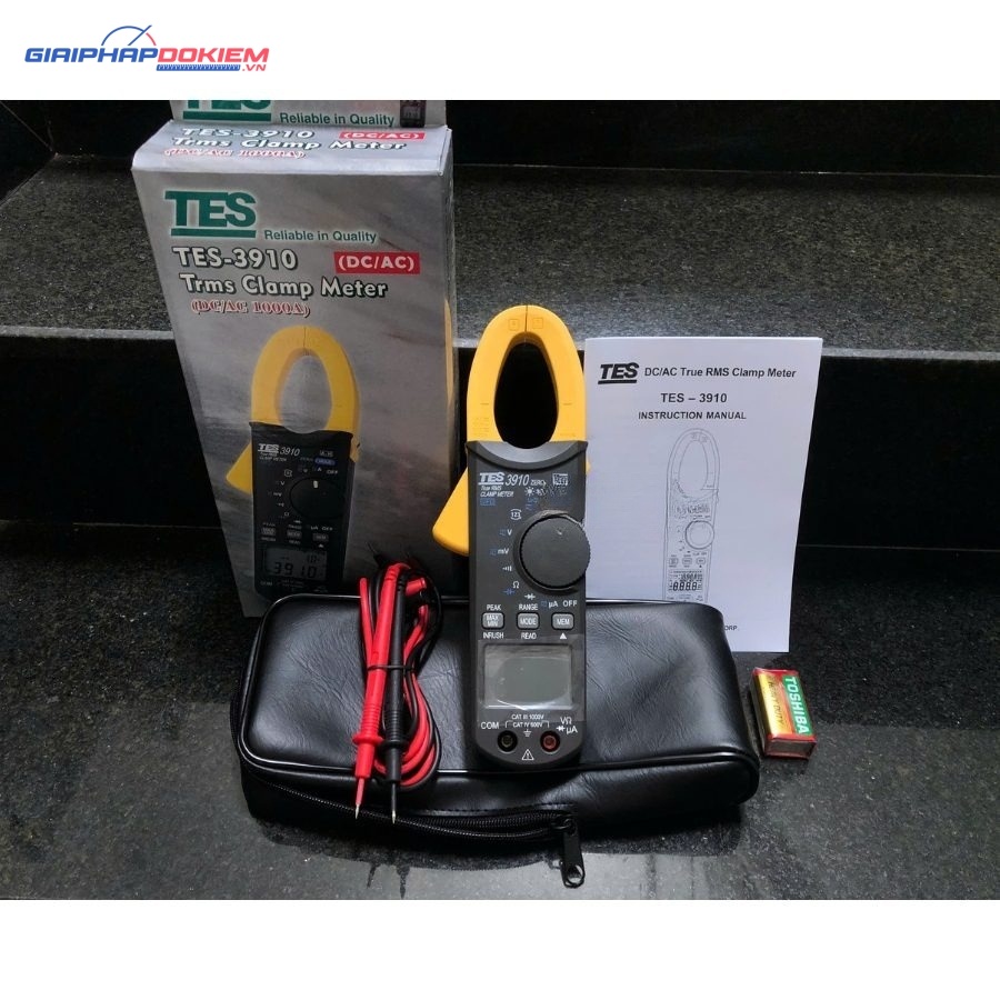 Ampe kìm đo dòng AC/DC TES 3910 15 Ampe kìm đo dòng AC/DC TES 3910 - Ảnh 8