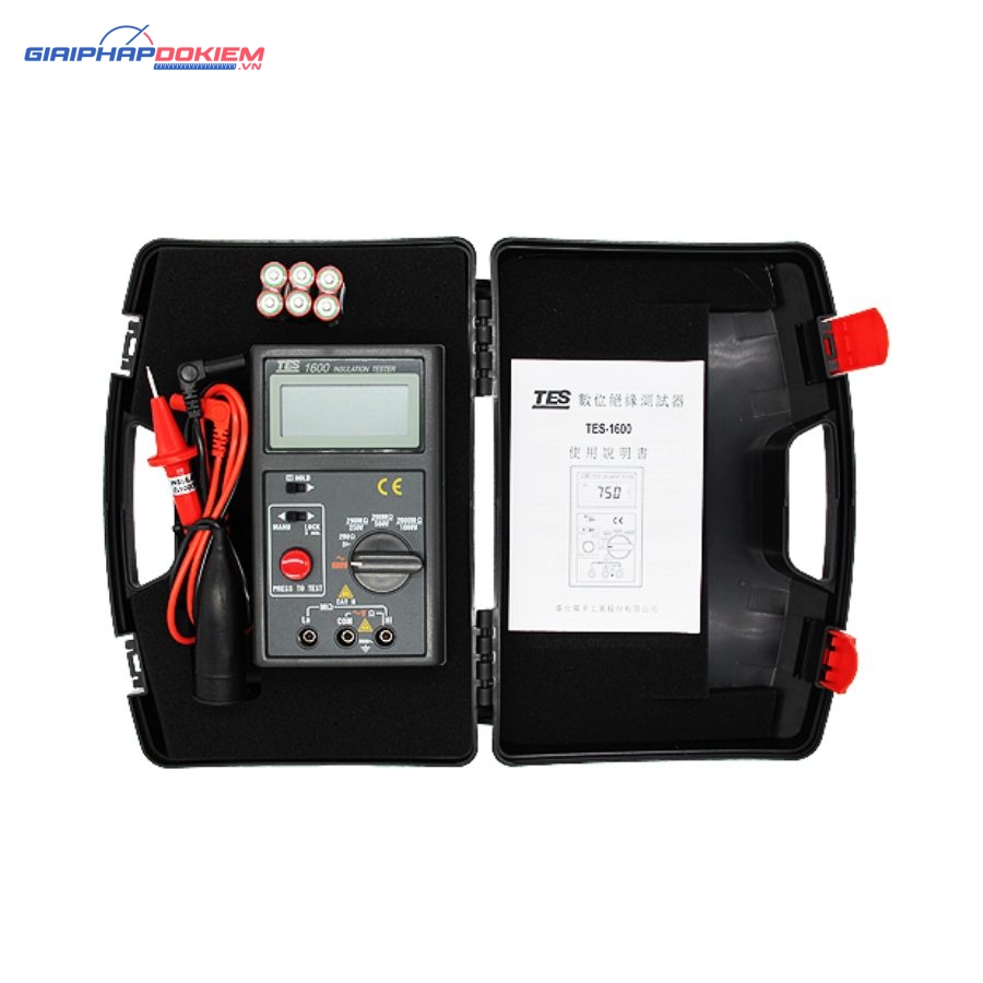 Máy đo điện trở cách điện TES-1600 20 Máy đo điện trở cách điện TES-1600 - Ảnh 10