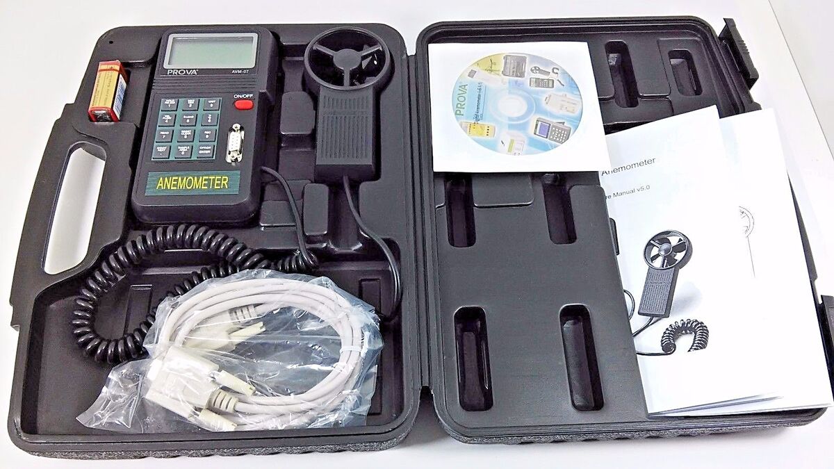 Máy đo tốc độ gió Prova AVM-07 18 Máy đo tốc độ gió Prova AVM-07 - Ảnh 4