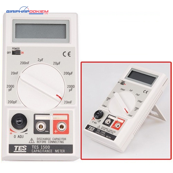 Đồng hồ đo điện dung TES 1500 8 Đồng hồ đo điện dung TES 1500 - Ảnh 3