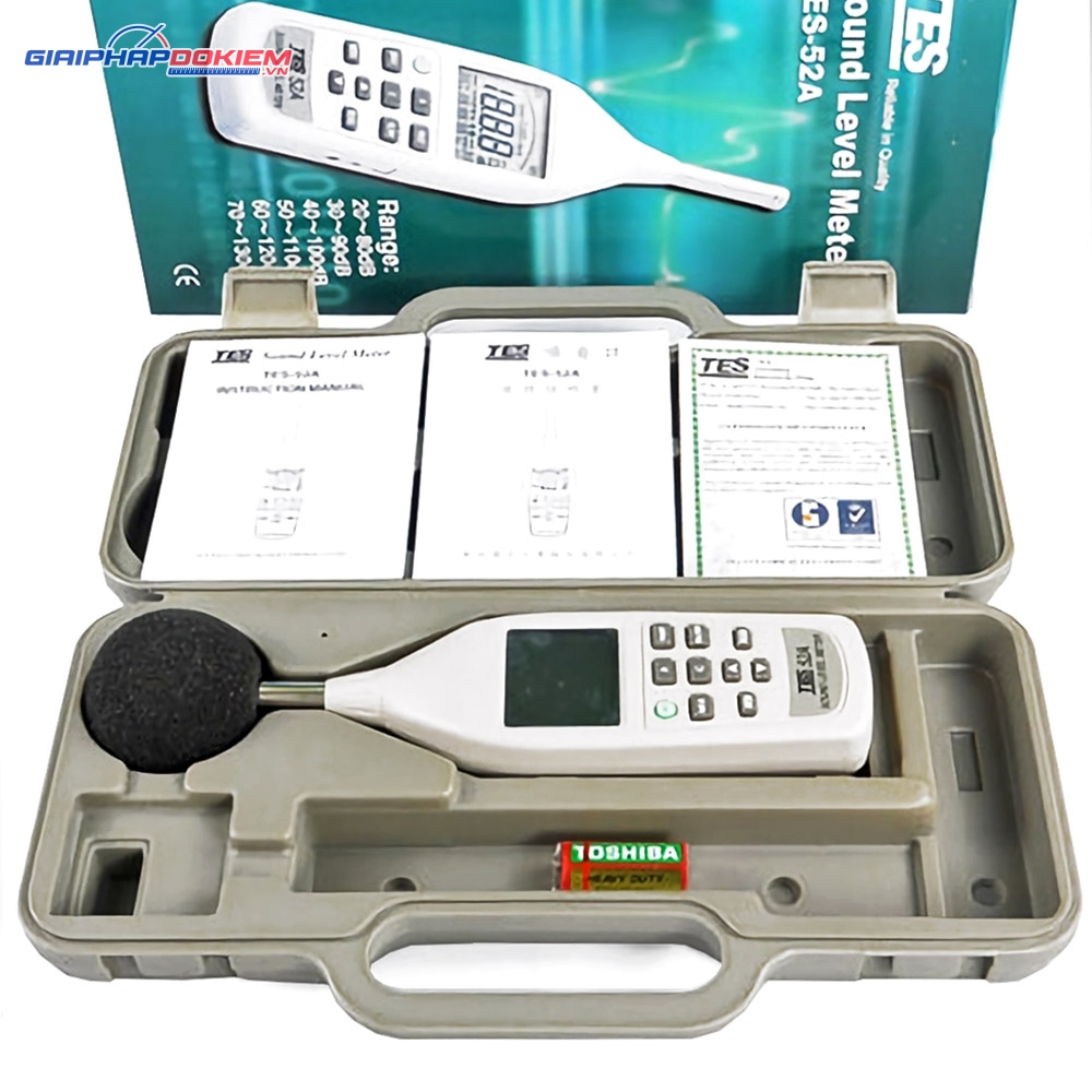 Máy đo độ ồn TES 52A 22 Máy đo độ ồn TES 52A - Ảnh 10