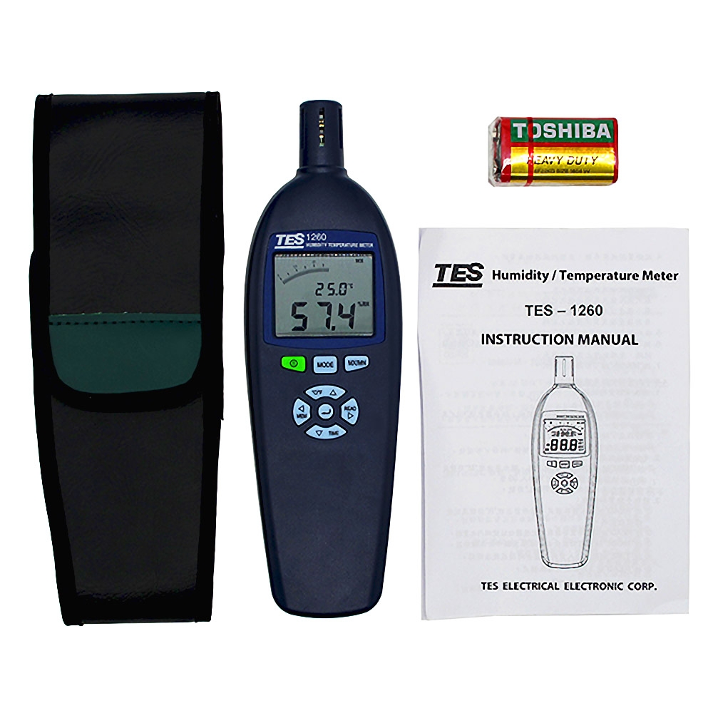 Máy đo nhiệt độ độ ẩm TES 1260 12 Máy đo nhiệt độ độ ẩm TES 1260 - Ảnh 5