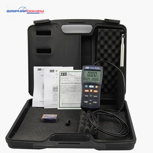 Máy đo tốc độ gió TES 1340 31 Máy đo tốc độ gió TES 1340 - Ảnh 19