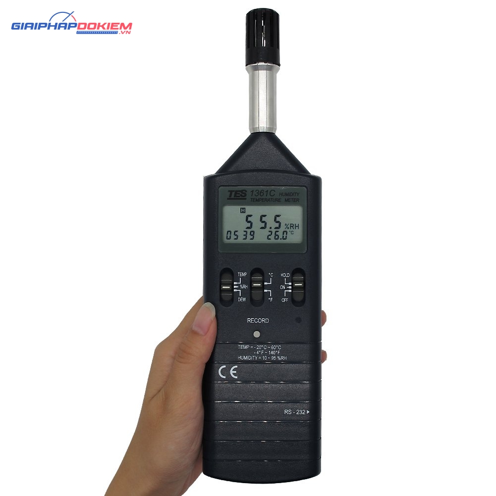 Máy đo nhiệt độ độ ẩm TES 1361C 23 Máy đo nhiệt độ độ ẩm TES 1361C - Ảnh 12