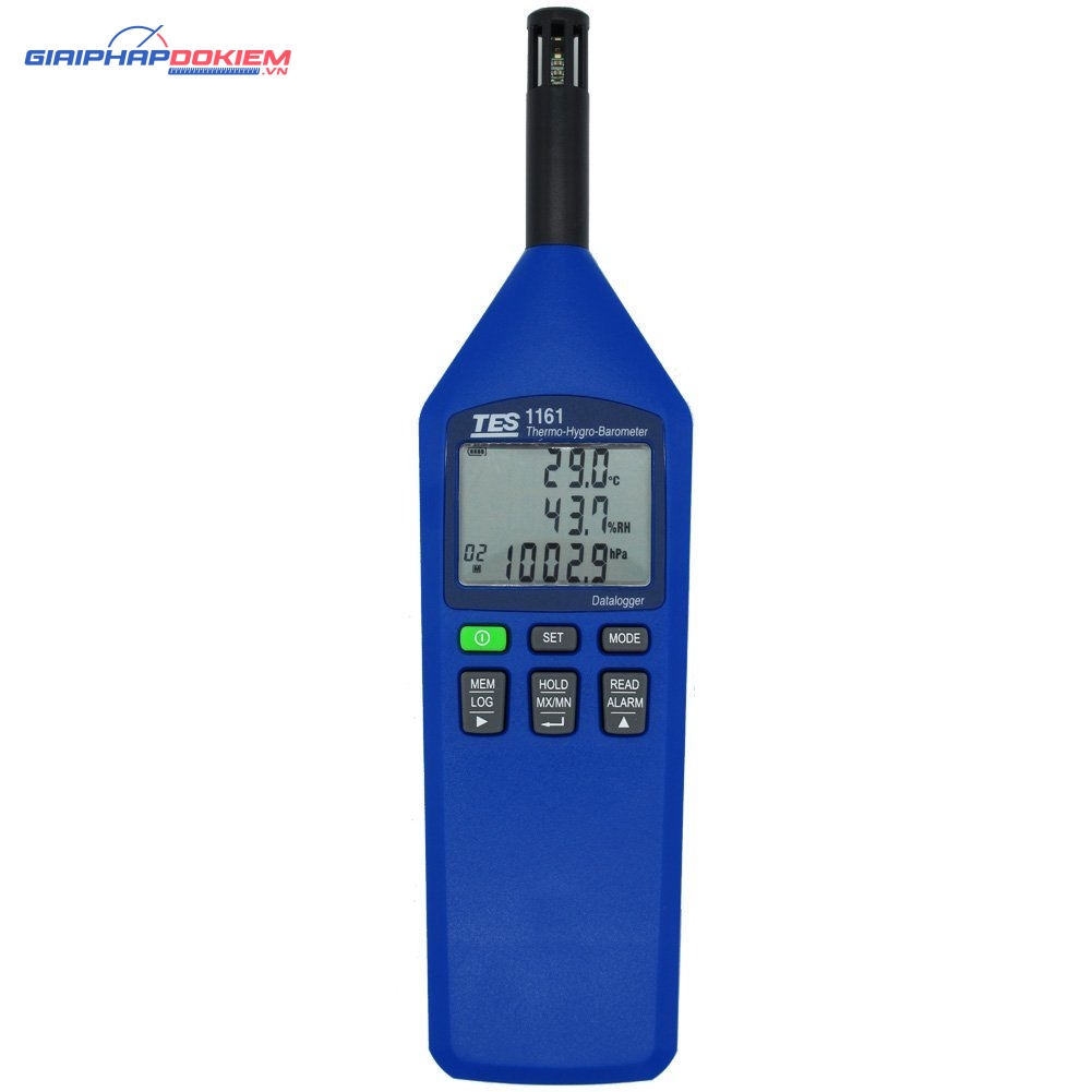 Máy đo nhiệt độ độ ẩm ,áp suất TES 1161 12 Máy đo nhiệt độ độ ẩm ,áp suất TES 1161