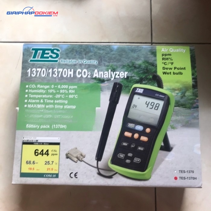 Máy đo khí CO2 TES 1370H 15 Máy đo khí CO2 TES 1370H - Ảnh 2