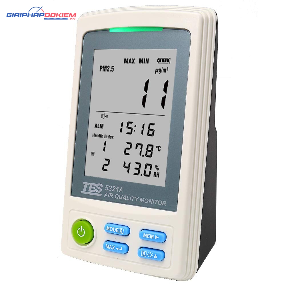 Máy đo độ bụi, nhiệt độ, độ ẩm không khí trong nhà TES 5321A 11 Máy đo độ bụi, nhiệt độ, độ ẩm không khí trong nhà TES 5321A - Ảnh 5