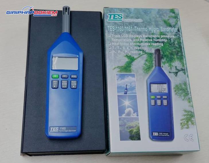 Máy đo nhiệt độ độ ẩm ,áp suất TES 1160 20 Máy đo nhiệt độ độ ẩm ,áp suất TES 1160 - Ảnh 6