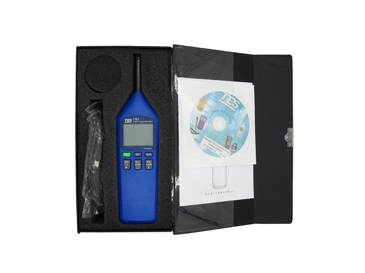 Máy đo nhiệt độ độ ẩm ,áp suất TES 1160 18 Máy đo nhiệt độ độ ẩm ,áp suất TES 1160 - Ảnh 4