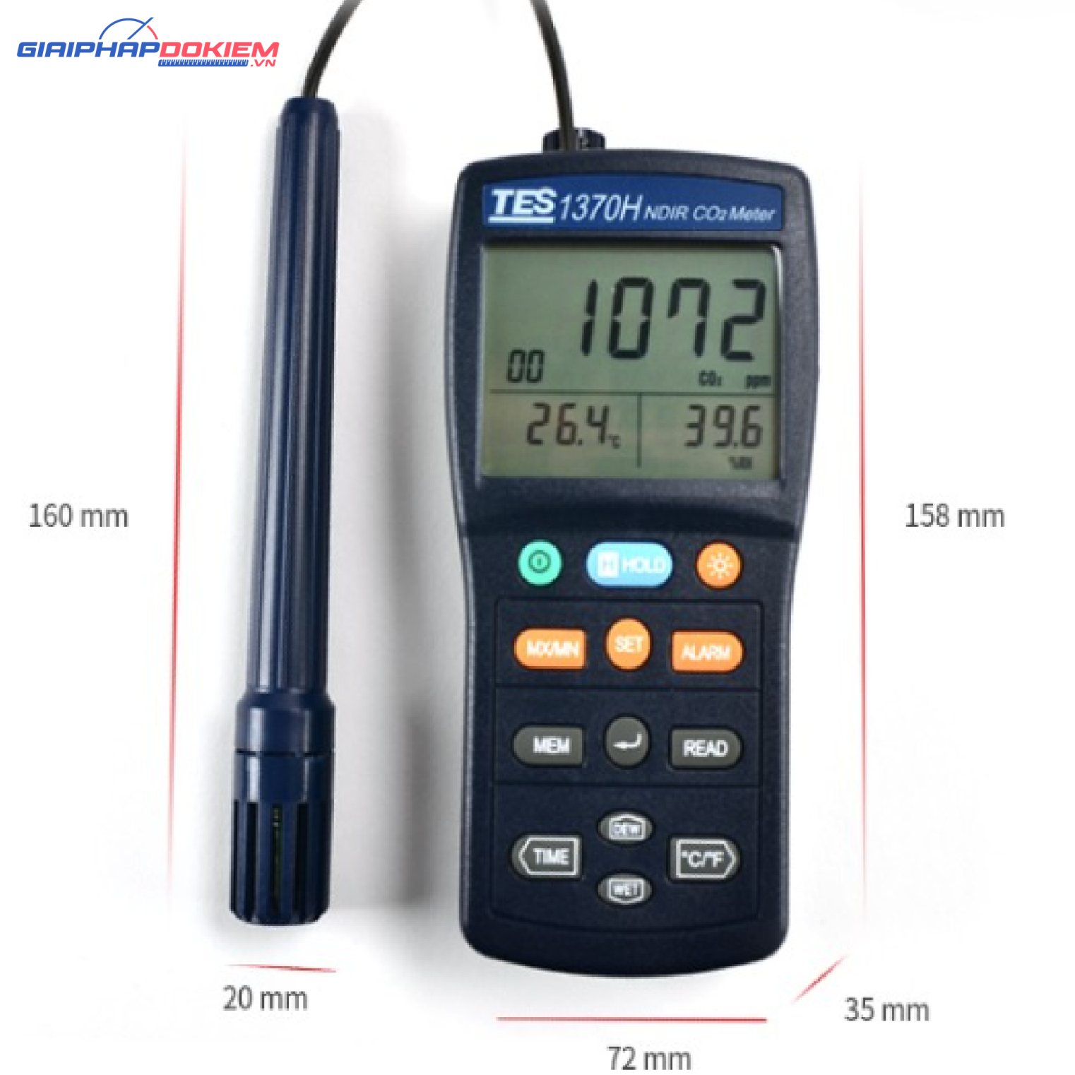 Máy đo khí CO2 TES 1370H 17 Máy đo khí CO2 TES 1370H - Ảnh 4