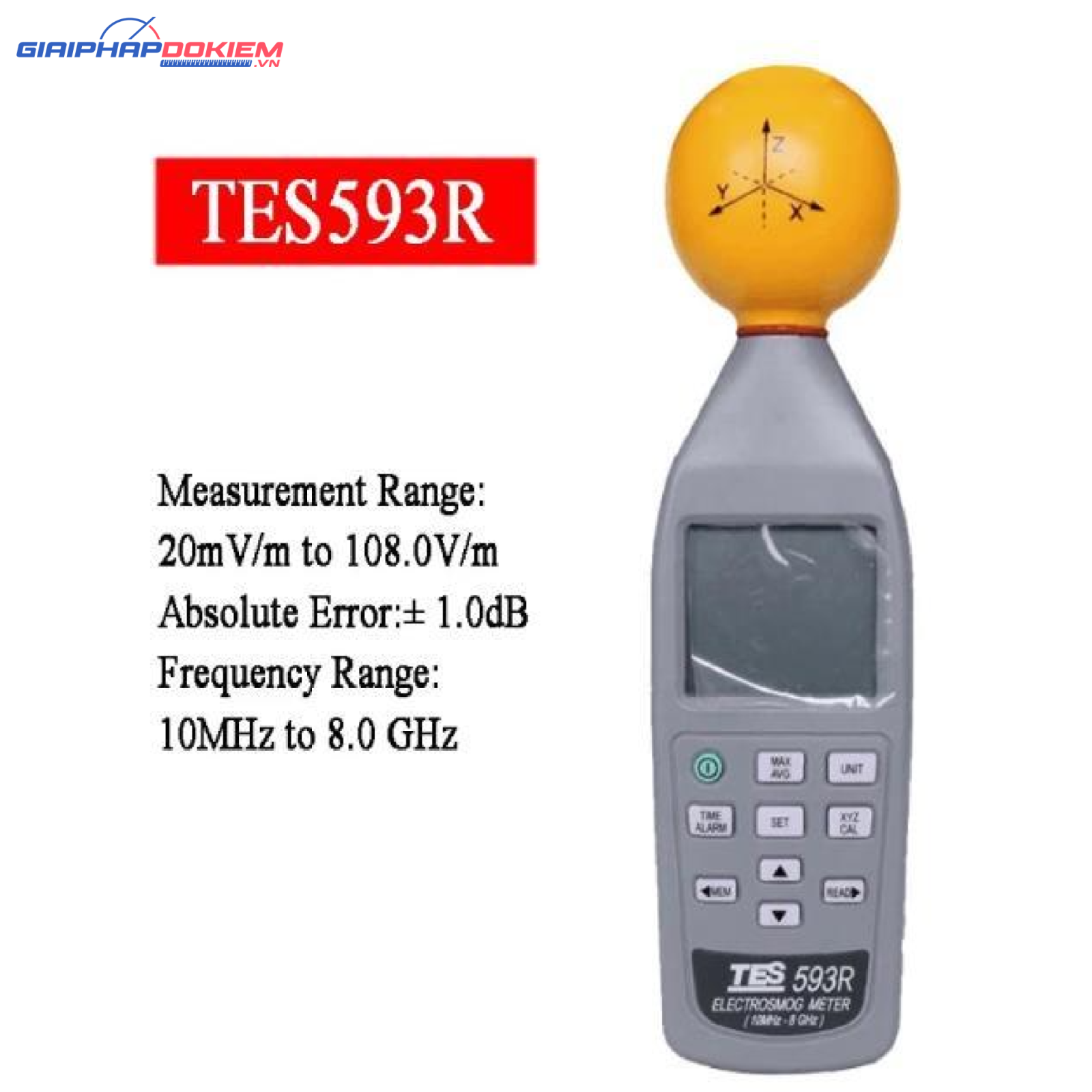 Máy đo điện trường TES 593R 15 Máy đo điện trường TES 593R - Ảnh 6