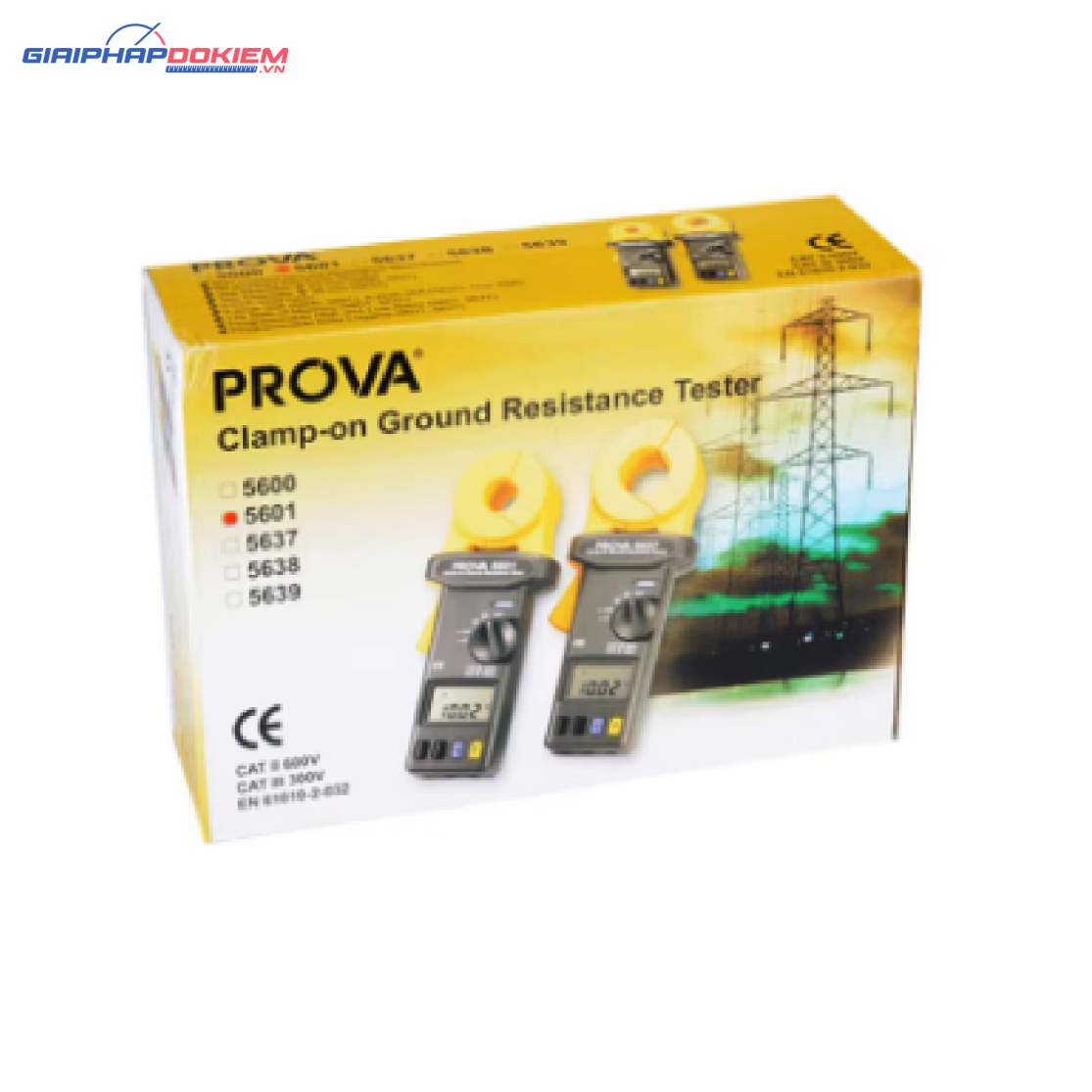 Ampe kìm đo điện trở nối đất Prova 5601 15 Ampe kìm đo điện trở nối đất Prova 5601 - Ảnh 3