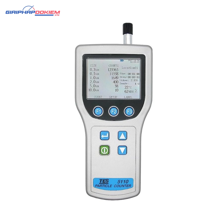 Máy đếm hạt bụi TES 5110 12 Máy đếm hạt bụi TES 5110