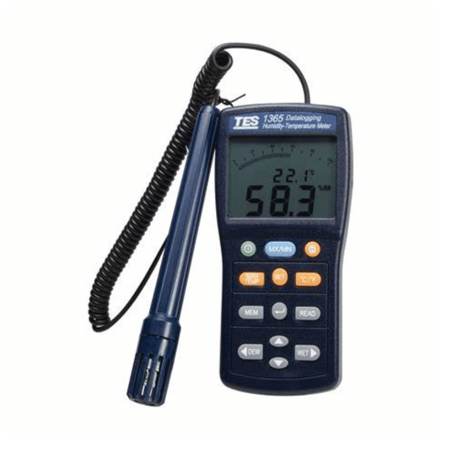 Máy đo nhiệt độ độ ẩm TES 1365 14 Máy đo nhiệt độ độ ẩm TES 1365 - Ảnh 2
