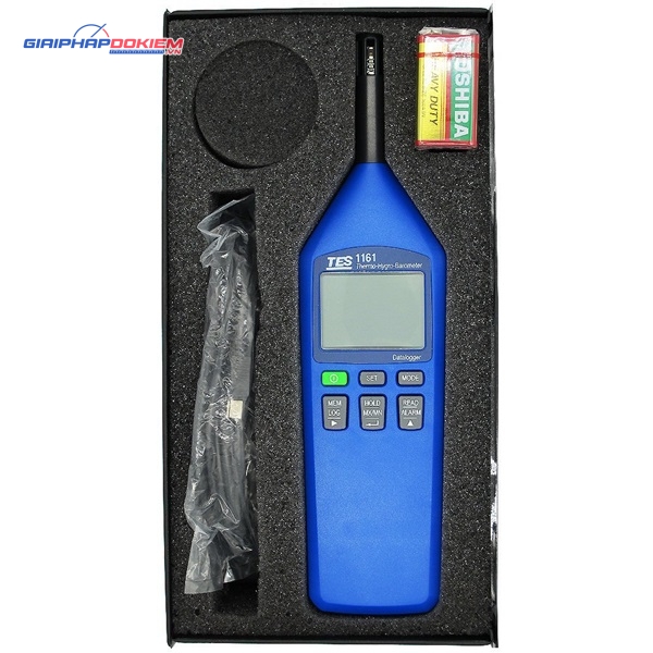 Máy đo nhiệt độ độ ẩm ,áp suất TES 1161 14 Máy đo nhiệt độ độ ẩm ,áp suất TES 1161 - Ảnh 3