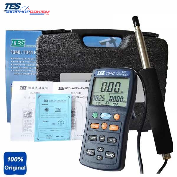 Máy đo tốc độ gió TES 1340 15 Máy đo tốc độ gió TES 1340 - Ảnh 3