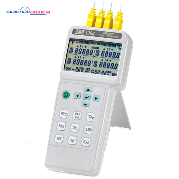 Máy ghi dữ liệu/đo nhiệt 4 kênh TES 1384 11 Máy ghi dữ liệu/đo nhiệt 4 kênh TES 1384