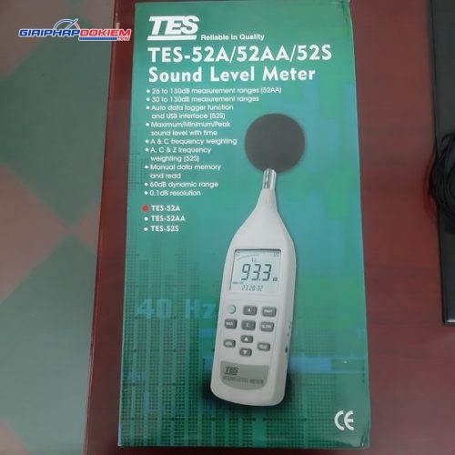 Máy đo độ ồn TES 52A 15 Máy đo độ ồn TES 52A - Ảnh 3