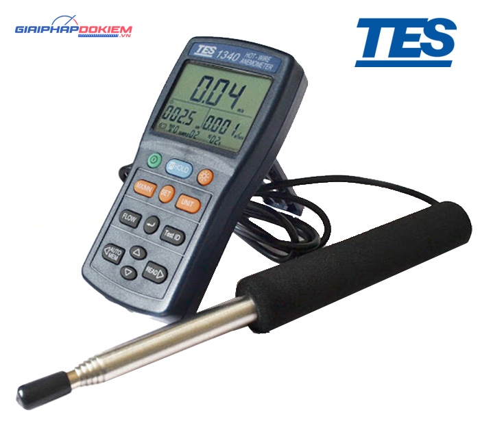 Máy đo tốc độ gió TES 1340 14 Máy đo tốc độ gió TES 1340 - Ảnh 2