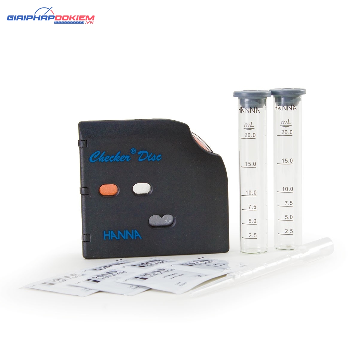 Bộ Dụng Cụ Đo Sắt Thang Trung (0.0-5.0mg/L), 100 lần Hanna HI38040 1 Bộ Dụng Cụ Đo Sắt Thang Trung (0.0-5.0mg/L), 100 lần Hanna HI38040