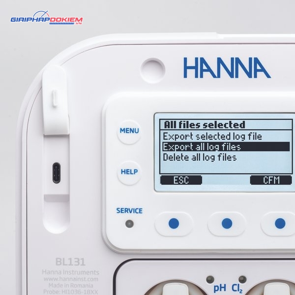 Bộ kiểm soát pH/Clorine trong bể bơi, kết hợp bơm, ngõ ra 4-20 mA Hanna BL131 4 Bộ kiểm soát pH/Clorine trong bể bơi, kết hợp bơm, ngõ ra 4-20 mA Hanna BL131 - Ảnh 4