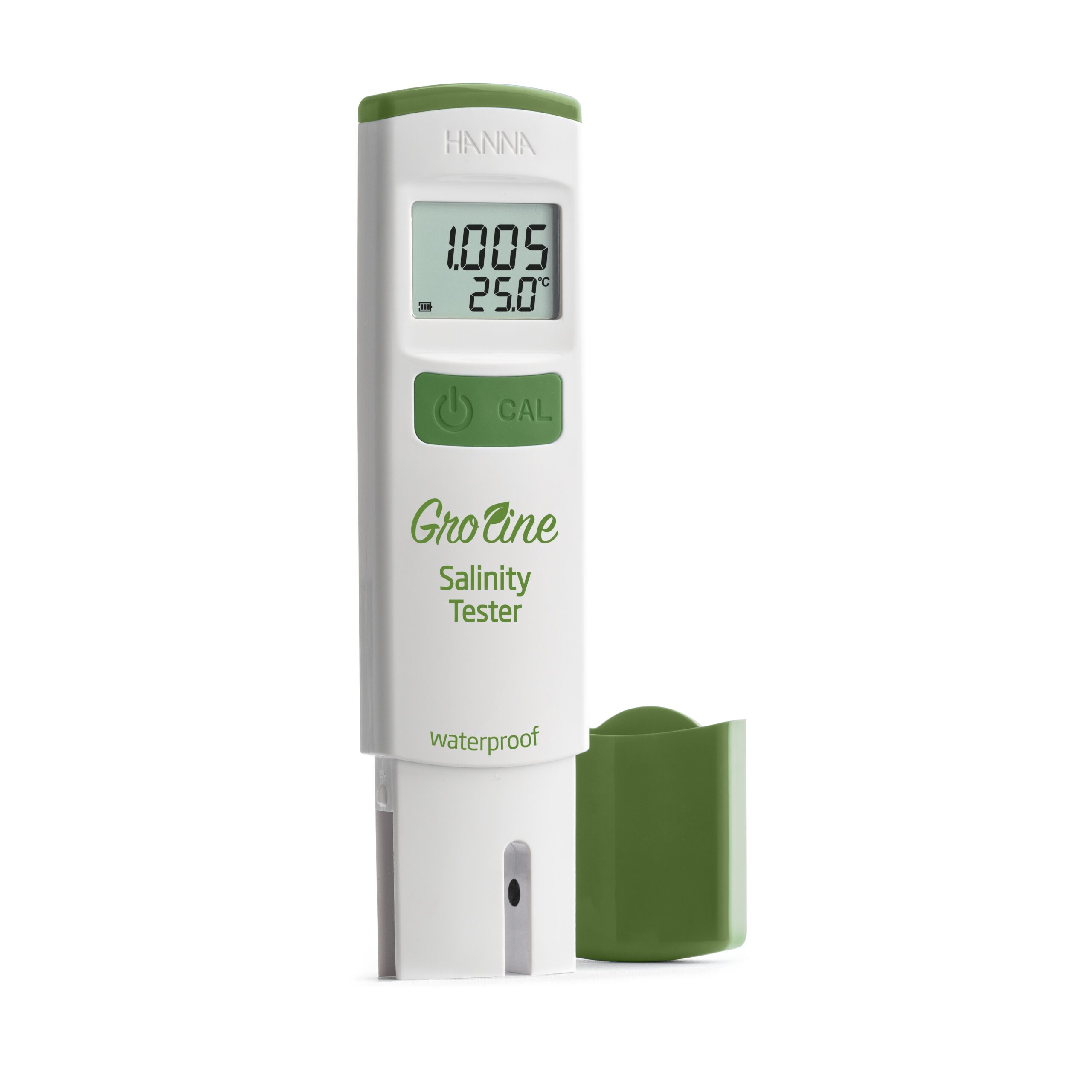Bút Đo Độ Mặn/Nhiệt Độ Chuyên Cho Nông Nghiệp Hanna HI98325 1 Bút Đo Độ Mặn/Nhiệt Độ Chuyên Cho Nông Nghiệp Hanna HI98325