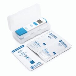 Bút Đo Độ Mặn/Nhiệt Độ Trong Thủy Sản MỚI Hanna HI98319 8 but do do man nhiet do trong thuy san moi hanna hi98319 3