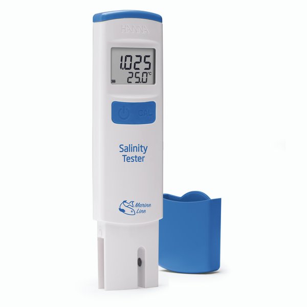 Bút Đo Độ Mặn/Nhiệt Độ Trong Thủy Sản MỚI Hanna HI98319 1 Bút Đo Độ Mặn/Nhiệt Độ Trong Thủy Sản MỚI Hanna HI98319