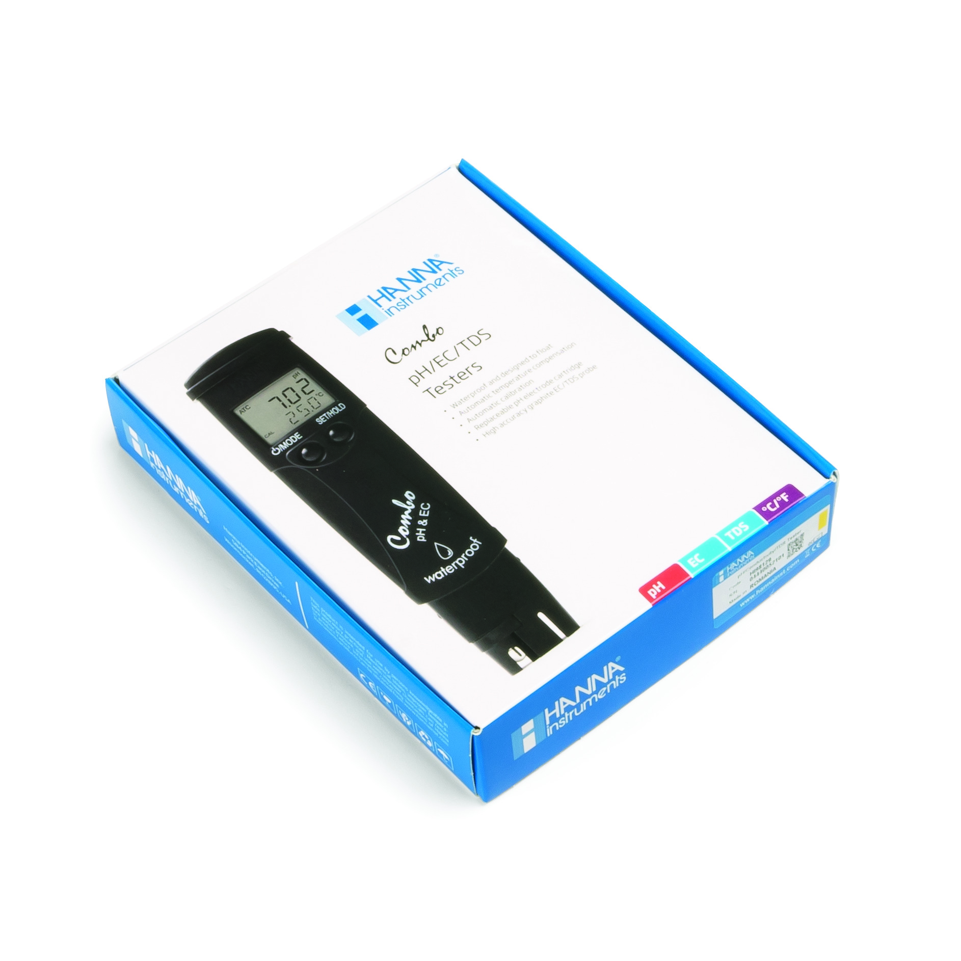 Bút đo pH/Độ dẫn /TDS/Nhiệt Độ (thang cao) Hanna HI98130 3 Bút đo pH/Độ dẫn /TDS/Nhiệt Độ (thang cao) Hanna HI98130 - Ảnh 3