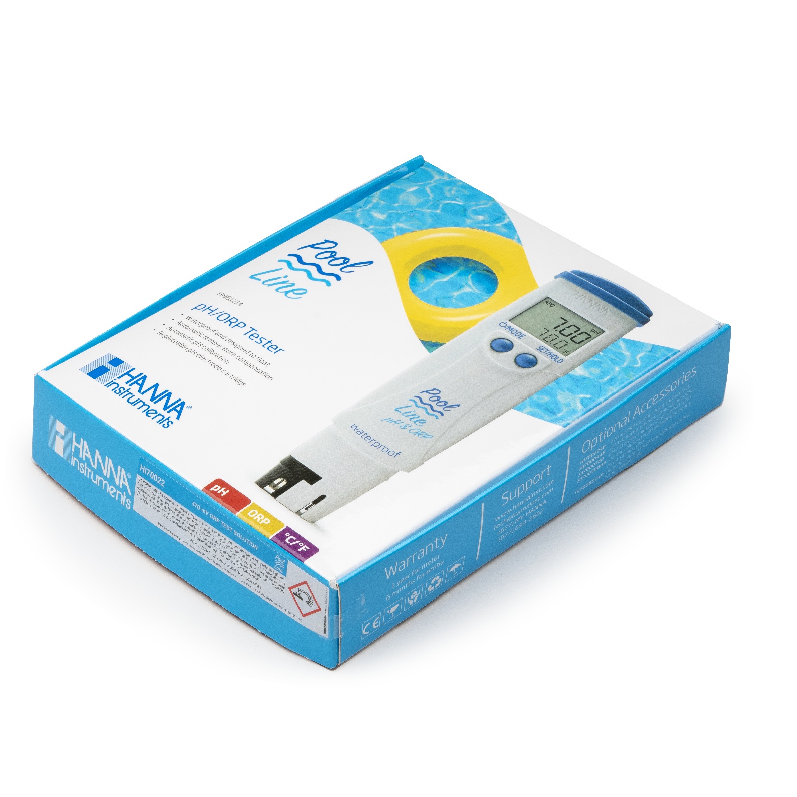 Bút Đo pH/ORP/Nhiệt Độ Chuyên Hồ Bơi PoolLine Hanna HI981214 6 Bút Đo pH/ORP/Nhiệt Độ Chuyên Hồ Bơi PoolLine Hanna HI981214 - Ảnh 5