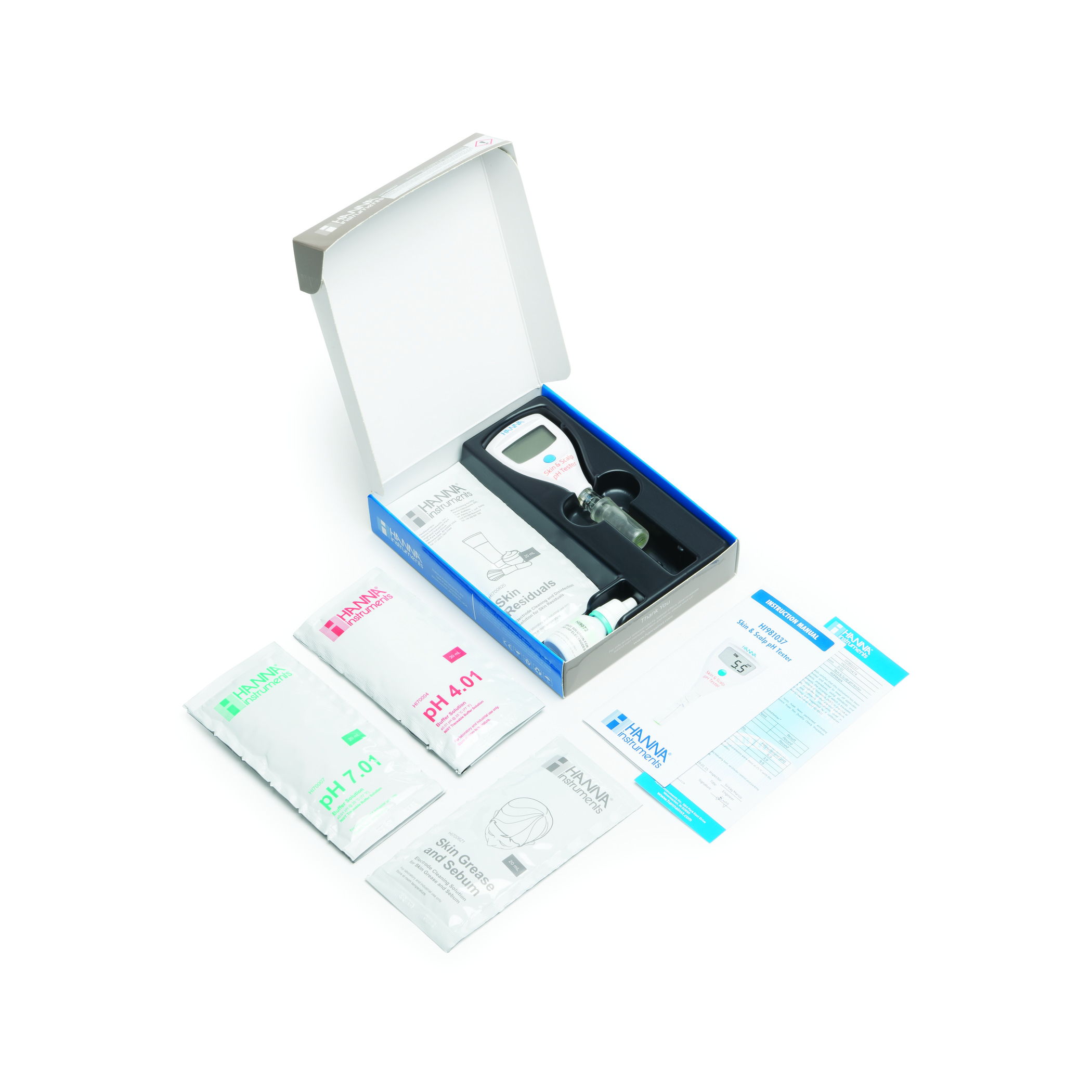 Bút Đo pH Trên Bề Mặt Da Người Và Da Đầu Hanna HI981037 3 Bút Đo pH Trên Bề Mặt Da Người Và Da Đầu Hanna HI981037 - Ảnh 3