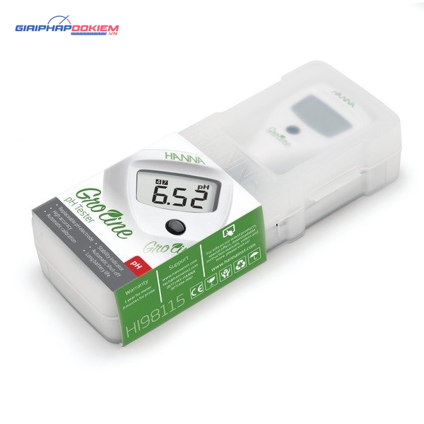 Bút Đo pH Trong Thủy Canh GroLine Hanna HI98115 5 Bút Đo pH Trong Thủy Canh GroLine Hanna HI98115 - Ảnh 5