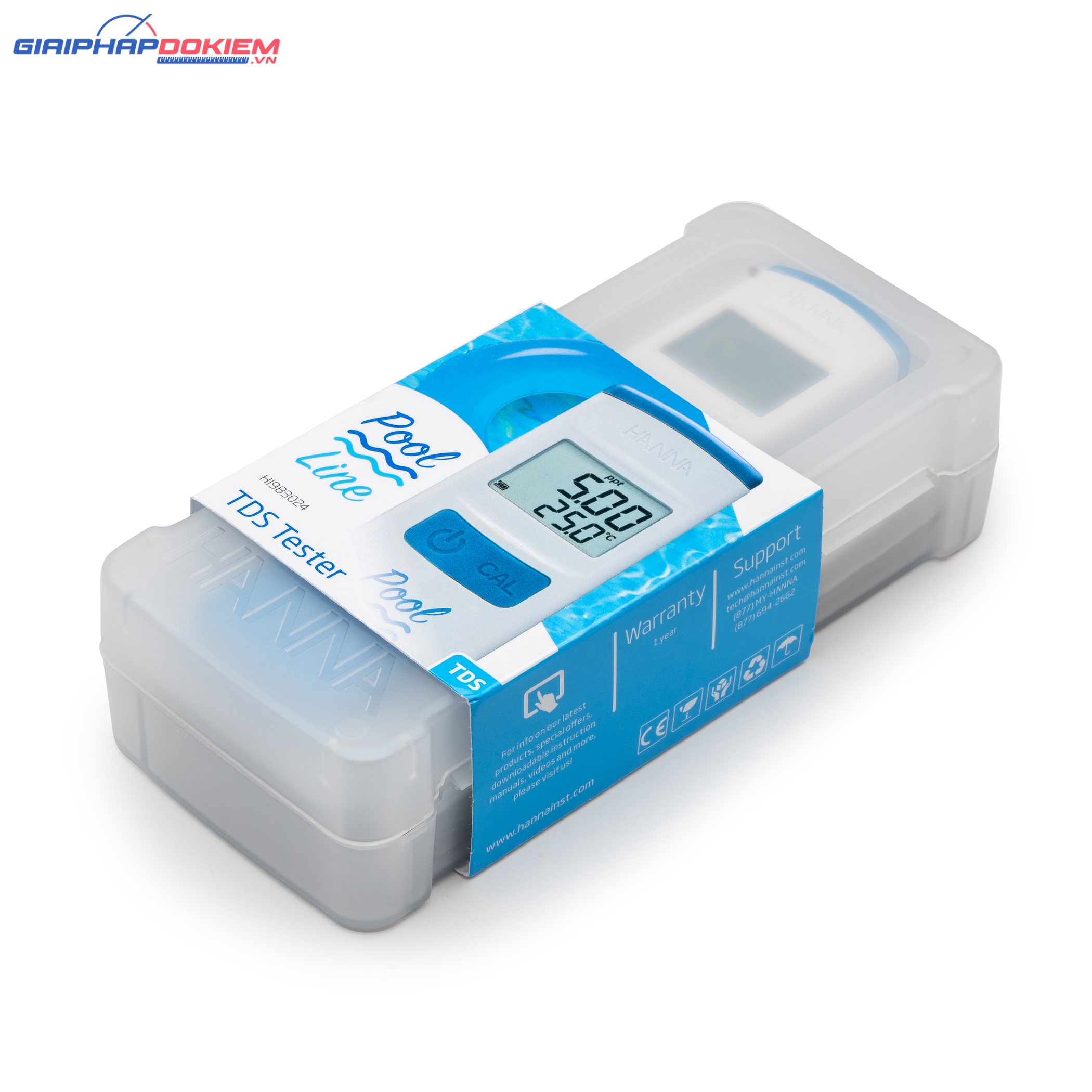 Bút Đo TDS/Nhiệt Độ Thang Cao Chuyên Cho Nước Hồ Bơi Hanna HI983024 2 Bút Đo TDS/Nhiệt Độ Thang Cao Chuyên Cho Nước Hồ Bơi Hanna HI983024 - Ảnh 2