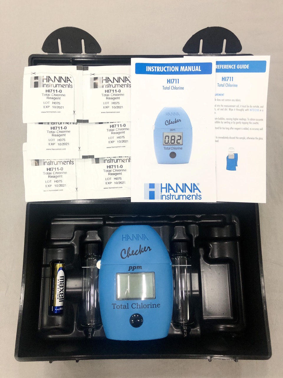 Checker Đo Clo Tổng Trong Nước Sạch Hanna HI711 4 Checker Đo Clo Tổng Trong Nước Sạch Hanna HI711 - Ảnh 4