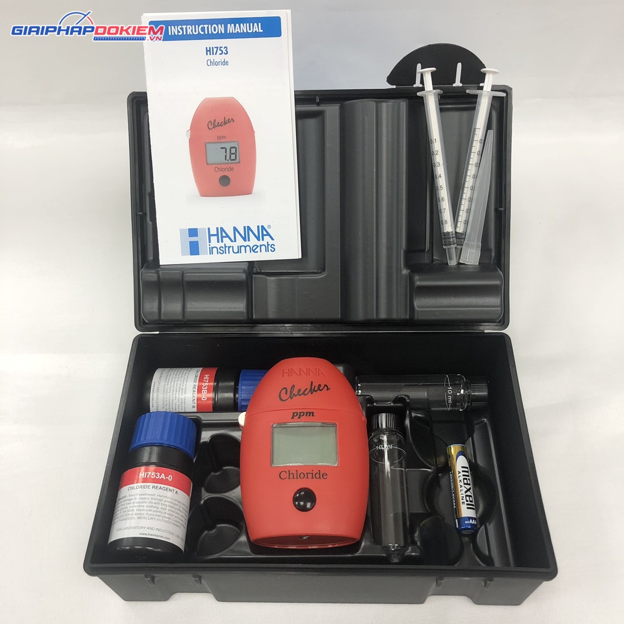 Checker Đo Cloride Trong Nước Sạch Hanna HI753 2 Checker Đo Cloride Trong Nước Sạch Hanna HI753 - Ảnh 2